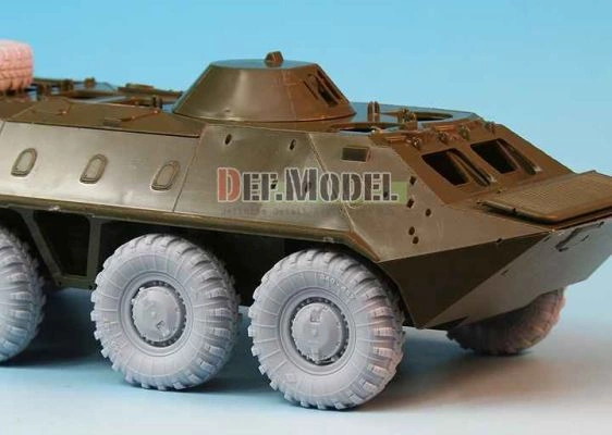 BTR-70 APC Sagged Wheel set  детальное изображение Смоляные колёса Афтермаркет
