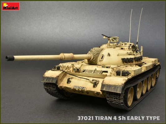 Збірна модель 1/35 Танк Tiran 4 Sh ранній тип з інтер'єром MiniArt 37021 детальное изображение Бронетехника 1/35 Бронетехника