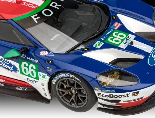 Стартовый набор для моделизма автомобиля Model Set Ford GT - Le Mans Revell 67041 1/24 детальное изображение Автомобили 1/24 Автомобили