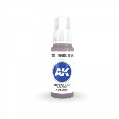 Акриловая краска ANODIZED VIOLET - АНОДИРОВАННЫЙ ФИОЛЕТОВЫЙ МЕТАЛЛИК / INK АК-интерактив AK11202 детальное изображение Металлики и металлайзеры Модельная химия