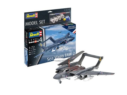 Model Set British Legends: Sea Vixen FAW 2 детальное изображение Самолеты 1/72 Самолеты