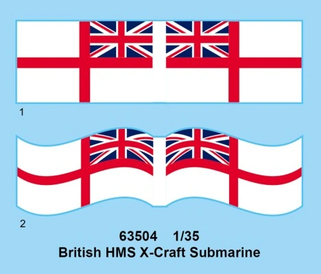 Збірна модель 1/35 Британський підводний човен HMS X-Craft IloveKit 63504 детальное изображение Подводный флот Флот