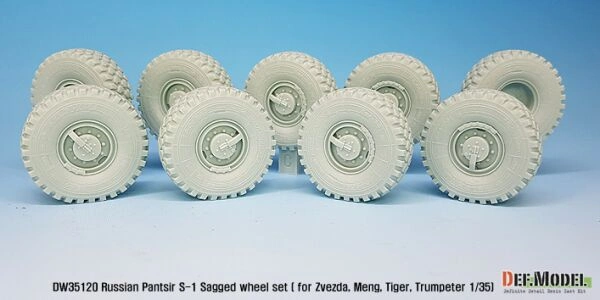 Pantsir S-1 Sagged wheel set( for Meng/Trumpeter 1/35) детальное изображение Смоляные колёса Афтермаркет