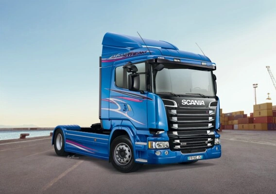 Scale model 1/24 Truck / tractor SCANIA R400 Streamline Italeri 3947 детальное изображение Грузовики / прицепы Гражданская техника