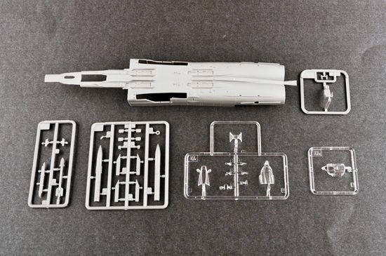 Збірна модель 1/72 Літак МіГ-31 Foxhound Trumpeter 01679 детальное изображение Самолеты 1/72 Самолеты