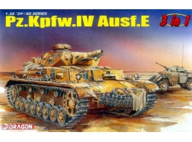 обзорное фото Pz.Kpfw.IV Ausf.E (3 in 1) Бронетехніка 1/35