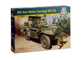Збірна модель 1/35 Самохідна установка M6 (Gun Motor Carriage M6) на базі шасі Dodge WC-55 Italeri 6555