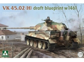 Збірна модель 1/35 Танк VK 4502 (P) проект креслення w 1461 Takom 2191