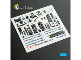 Fairey Gannet AS1/AS4 3D декаль інтер'єр для комплекту Revell 1/72 KELIK K72212