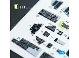 Grumman F-14 A Tomcat 3D декаль інтер'єр для комплекту Academy 1/72 KELIK K72222