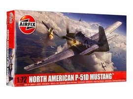 Збірна модель 1/72 американський винищувач North American P-51D Mustang Airfix A01004B