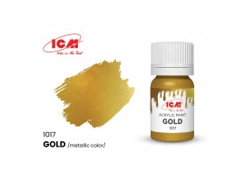 Акриловая краска Gold / Золото ICM1017
