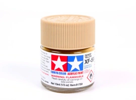 Акрилова фарба на спиртовій основі Матовий Пустельний Жовтий Tamiya 10мл XF-59