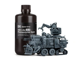 Фотополімерна смола ELEGOO ABS-Like 3.0 8k resin "Space Grey" (сіра) 1кг