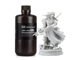 Фотополимерная смола ELEGOO ABS-Like 3.0 8k resin "White Smoke" (дымчато-белая) 1кг