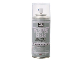 Mr. Super Clear Semi-Gloss Spray (170 ml) / Лак напівглянсовий в аерозолі Mr. Hobby B-516