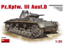 обзорное фото Танк Pz.Kpfw.III ausf.D Бронетехніка 1/35