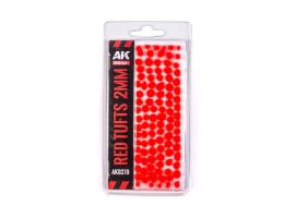 RED FANTASY TUFTS 2MM / ЧЕРВОНІ ФЕНТЕЗІ ПУЧКИ 2ММ AK-interactive 8270
