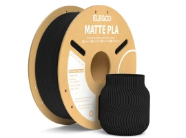 Пластик ELEGOO PLA MATTE Filament Ø1.75мм "Matte Black" (матовий чорний) 1кг