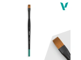 Плоский прямокутний синтетичний пензлик №. 8 Vallejo VALB04008