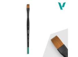 Плоский прямокутний синтетичний пензлик №. 10 Vallejo VALB04010