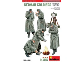 Збірна модель 1/35 Фігури Німецькі солдати Зима (1941-1942) Special Edition MiniArt 35428