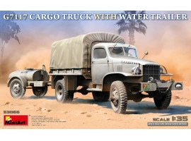 Scale model 1/35 Truck G7117 with water trailer MiniArt 53066