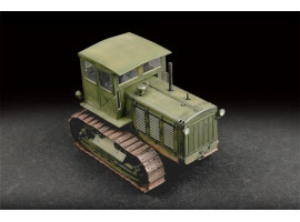 Assembly model 1/72 Soviet tractor with cab ChTZ S-65 Stalinets Trumpeter 07111