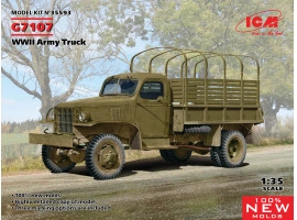 Збірна модель 1/35 Chevrolet G7107 Армійська вантажівка Другої світової війни ICM 35593