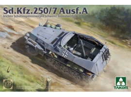 Сборная модель 1/35 Бронетранспортер Sd.Kfz.250/7 Ausf.A с минометом Takom 2212
