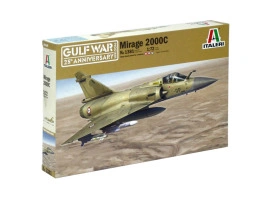 Збірна модель 1/72 Літак Mirage 2000C (25-та Річниця війни в Перській Затоці) Italeri 1381