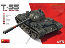 обзорное фото Т-55 РАДЯНСЬКИЙ СЕРЕДНІЙ ТАНК Бронетехніка 1/35