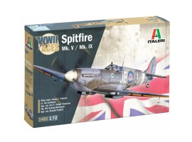 Збірна модель 1/72 Літак Supermarine Spitfire Mk.V / Mk.IX Aces Italeri 1482