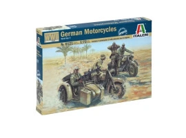 Збірна модель 1/72 Німецькі мотоцикли Italeri 6121