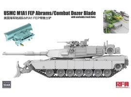 Збірна модель 1/35 Танк M1A1 FEP Абрамс із бульдозерним відвалом Rye Field Model RM-5048