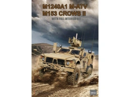 Збірна модель 1/35 Американський бронеавтомобіль M1240A1 M-ATV M153 CROWS II з повним інтер'єром Rye Field Model RM-5052