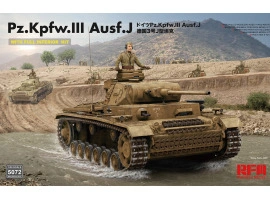 Збірна модель 1/35 Танк Pz.Kpfw.III Ausf.J з повним інтер'єром Rye Field Model RM-5072