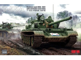 Збірна модель 1/35 Середній танк Т-55А зр. 1981 р. Rye Field Model RM-5098