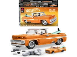 Коллекционная машинка-конструктор Hot Wheels Brick Shop Elite Custom '62 Chevy Pickup (JFT20)
