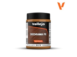 Имитация "Текстура Коричневая земля" (200 мл) (Brown Earth) Vallejo 26219