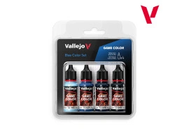 Набір акрилових фарб Game Color Сині відтінки (Blue Color Set) 4 шт VAL 72376 Набір акрилових фарб Game Color Сині відтінки (Blue Color Set) 4 шт VAL 72376