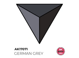 Acrylic paint GERMAN GREY (military) QUICK GEN COLOR AK-interactive AK 17071