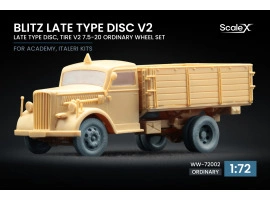 Набір коліс для Blitz Late v2 від Italeri, Academy ScaleX WW-72002 Набір коліс для Blitz Late v2 від Italeri, Academy ScaleX WW-72002