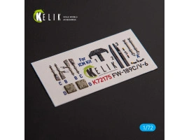 FW-189C/V-6 3D декаль интерьер для комплекта ICM 1/72 КЕЛИК K72175