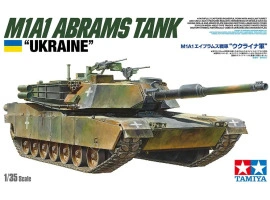 Scale model 1/35 tank Abrams Ukraine M1A1 Tamiya 25216