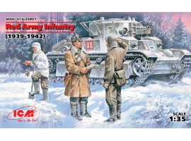 Збірна модель 1/35 Фігури піхота Червоної Армії (1939-1942) ICM 35051