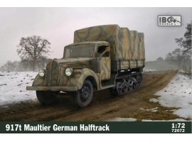 Сборная модель 1/72 917-тонный немецкий полугусеничный вездеход Maultier IBG Models 72072 Сборная модель 1/72 917-тонный немецкий полугусеничный вездеход Maultier IBG Models 72072