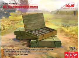 Збірна модель 1/35 Набір ящики для боєприпасів RS-132 ICM 35795