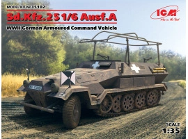обзорное фото Sd.Kfz.251/6 Ausf.A Германский бронетранспортер ІІ МВ Бронетехніка 1/35
