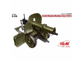 Збірна модель 1/35 Радянський пулемет "Максим" (1941 року) ICM35676